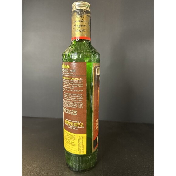 Vintage Holland House Old Fashioned Mix Bottle | Empty Opened | Barware Decor - Picture 4 of 8